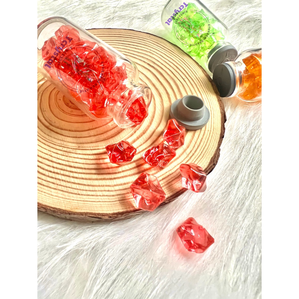 1 - lọ thuỷ tinh 25ml đựng dung dịch, mầm tinh thể, tinh thể tự nhiên mini, làm đồ handmade,…