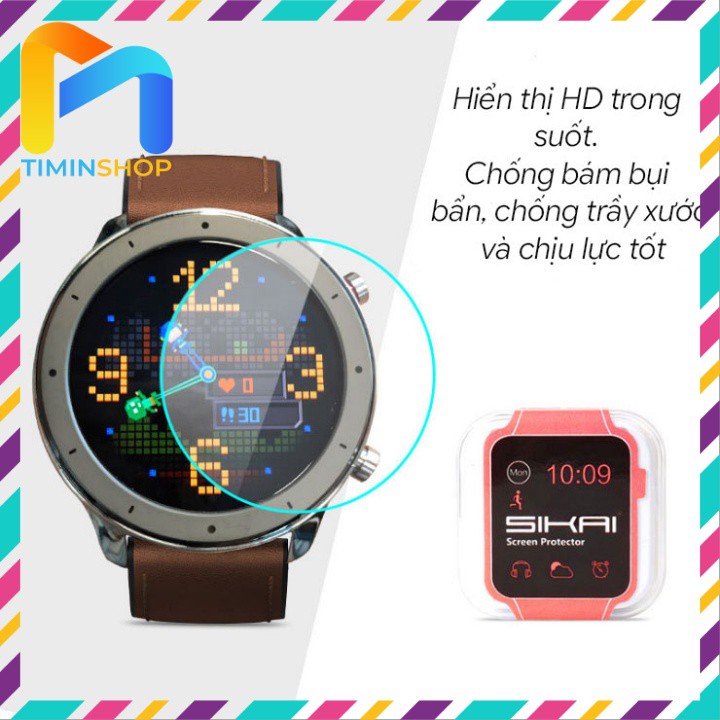 Cường lực đồng hồ Xiaomi Amazfit GTR 42/ 47mm (SIKAI)