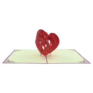 THIỆP VALENTINE, THIỆP POPUP, THIỆP BẬT NỔI TÌNH YÊU, THIỆP TRÁI TIM, THIỆP POPUP, THIỆP 3D