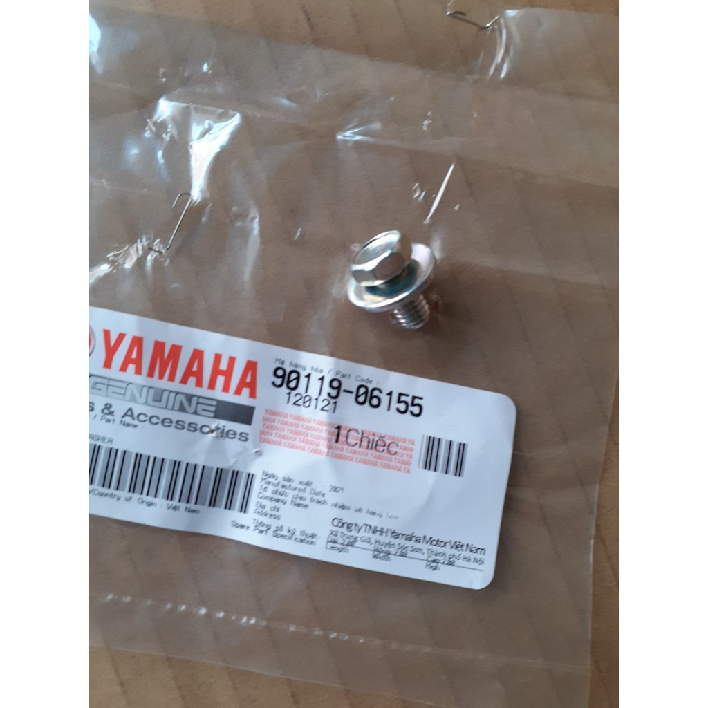 Ốc đầu khóa 10 zin chính hãng Yamaha 6ly