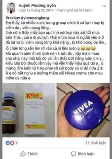 viêm lỗ chân lông Thái Lan KELA lotion