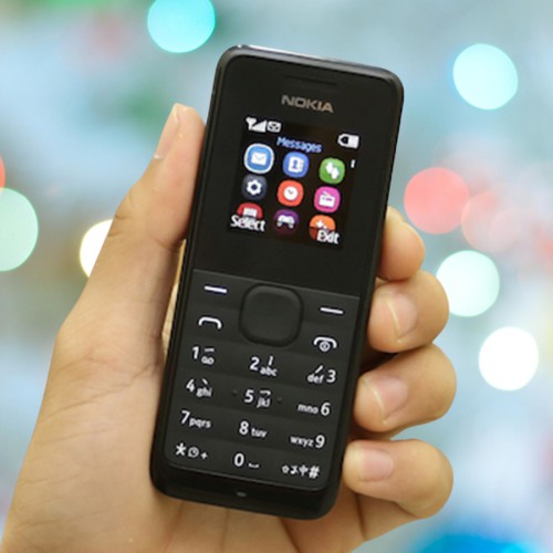 Điện Thoại Nokia 105 Zin Chính Hãng 1 Sim Like New( Kèm Pin Sạc)