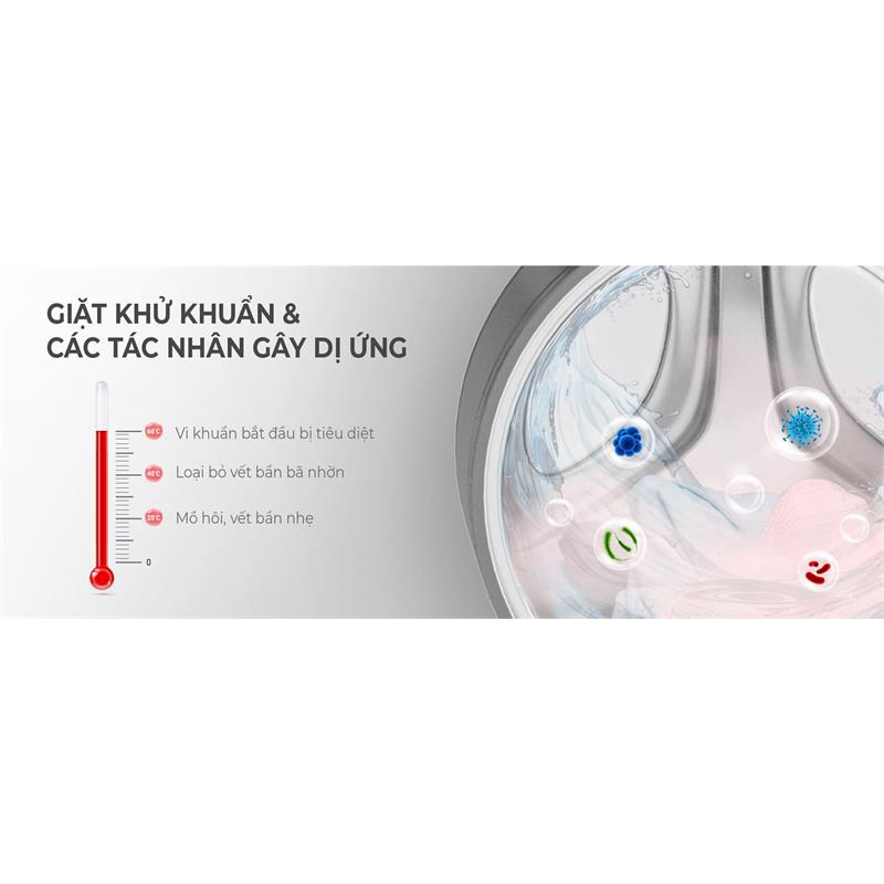 Máy giặt 9.5kg Casper WF-95I140BGB Inverter Mới 2021 Xuất xứ Thái Lan