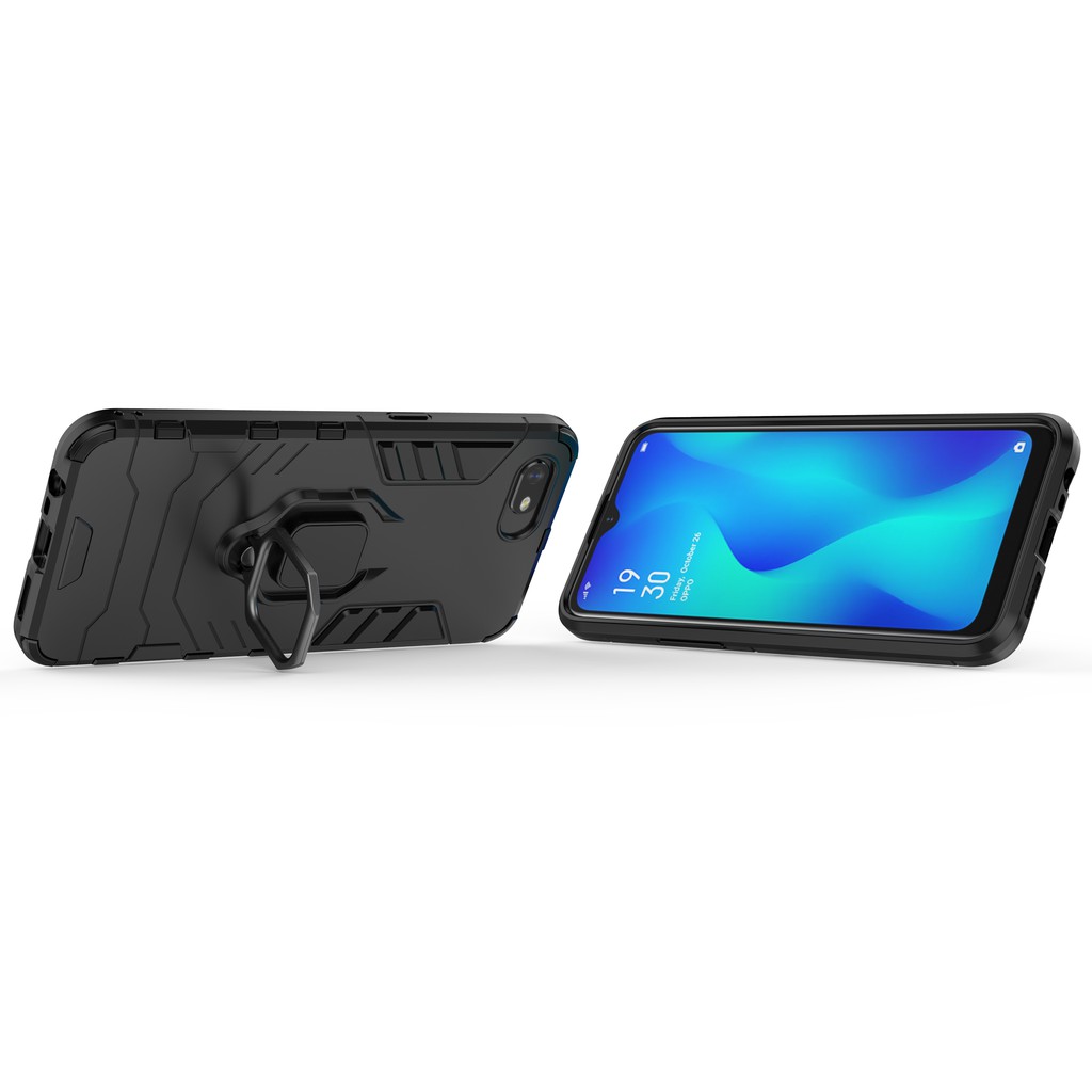 Ốp lưng Oppo Realme C2 / Oppo A1k Iron Man Iring chống sốc chống va đập mạnh trên 2 mét