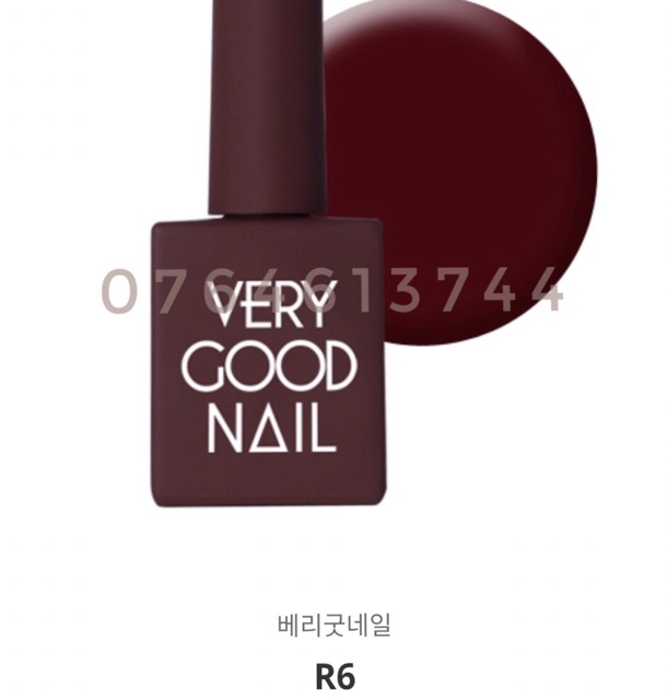 [ Very Good Nail ] - Sơn gel full 8 chai màu Đỏ ( H6, R1 đến R7 )