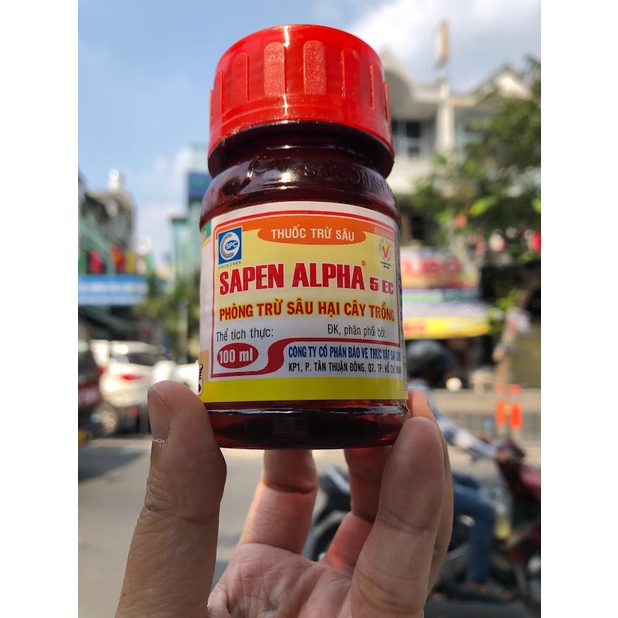 SAPEN ALPHA 5EC - xua đuổi côn trùng, phòng trừ thiên địch