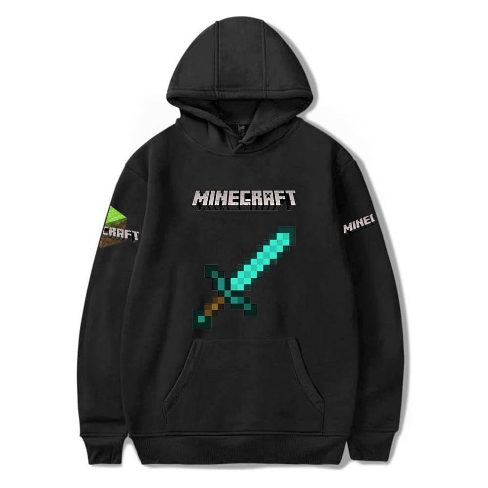 Mẫu áo Hoodie Mincraft có size bé cực chất siêu ngầu