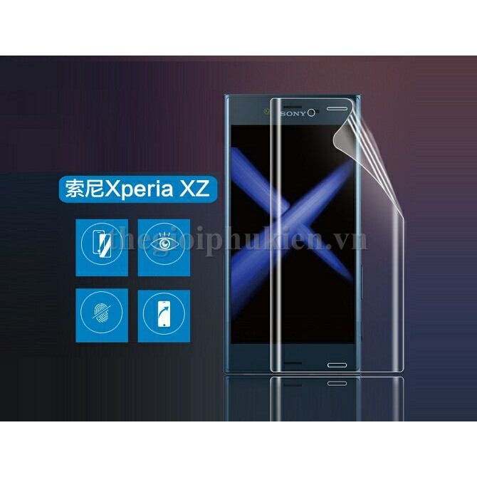 Miếng Dán Dẻo Vmax Full Màn Hình Cho Sony XZ Tặng Ốp Dẻo Silicon Cao Cấp
