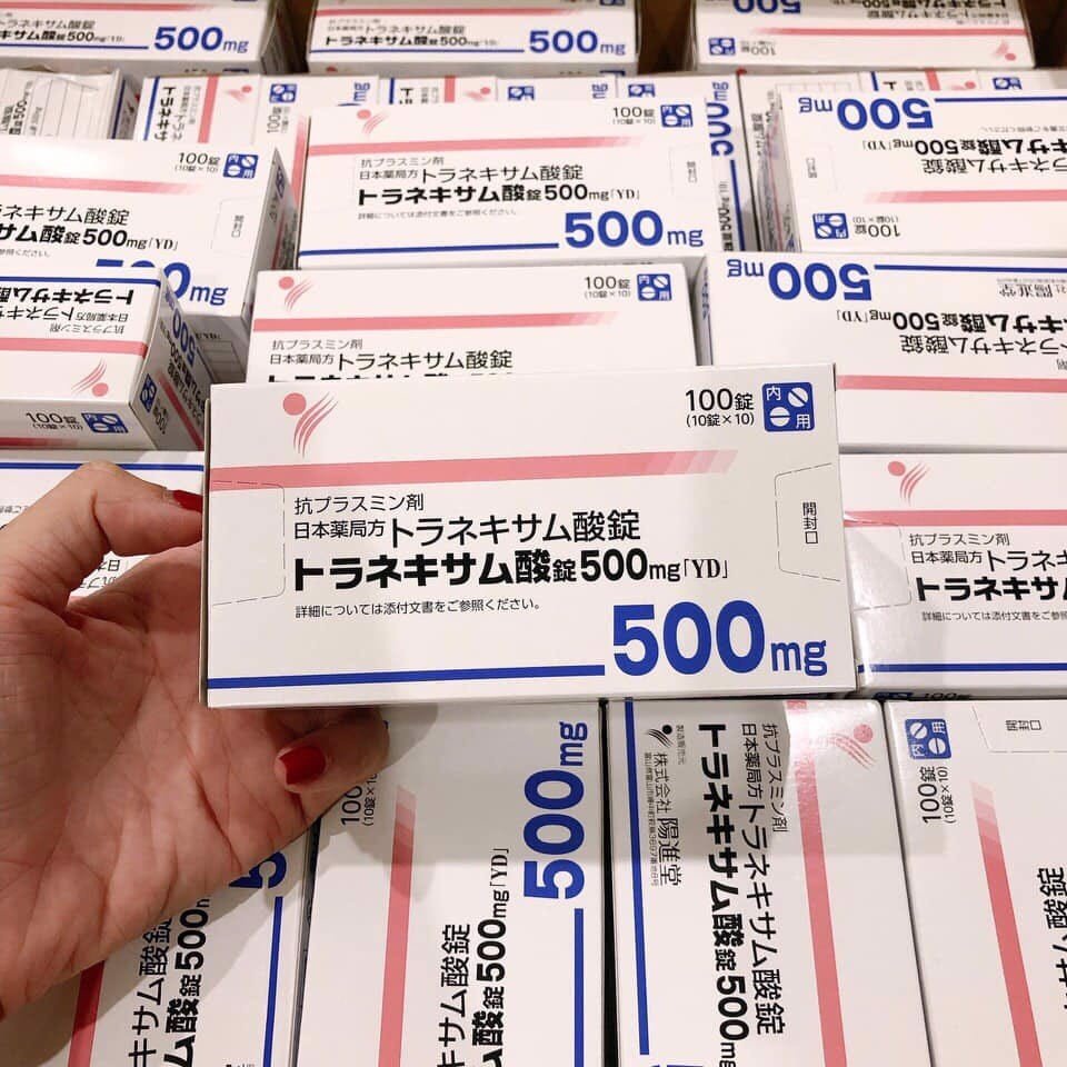 Viên Uống Trắng Da Transamin 500mg Nhật Bản Mờ Nám Tàn Nhang