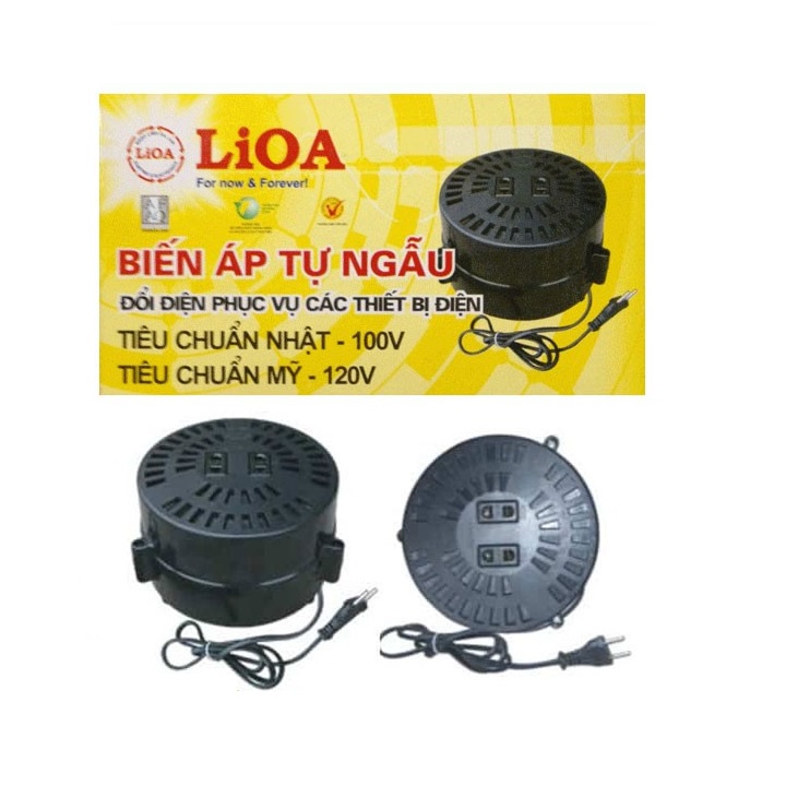 Biến áp đổi điện 220v ra 100-120vol Lioa