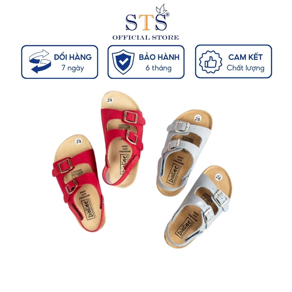 Dép Trẻ Em Đế Trấu ,Bioline quai ngang hàng cao cấp xuất khẩu mã STKID02