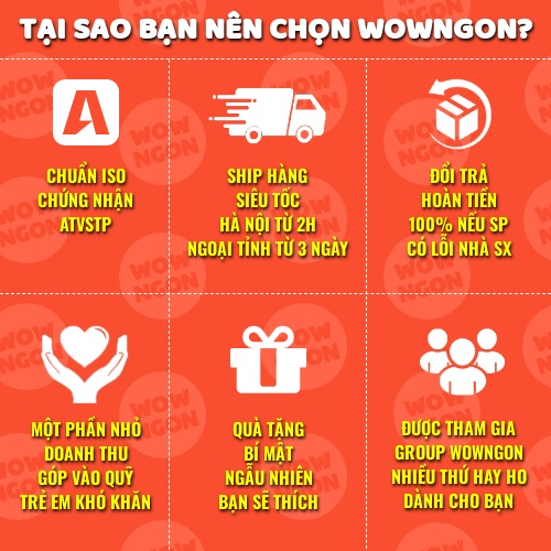 Đậu Phộng Da Cá Cốt Dừa WowNgon hộp 500g giòn thơm