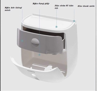 Combo hộp đựng giấy vệ sinh