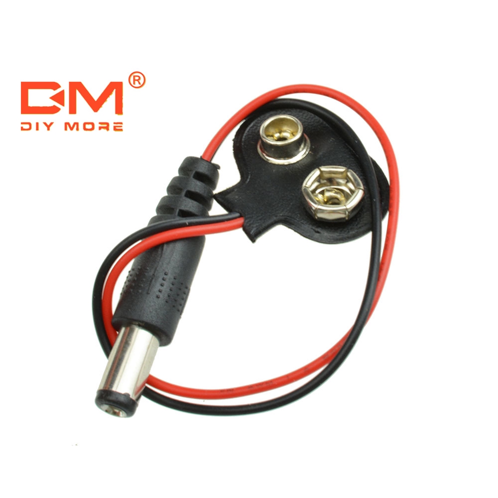 5 Dây cáp nối pin DIYMORE 9V DC 9V cho Arduino Uno R3