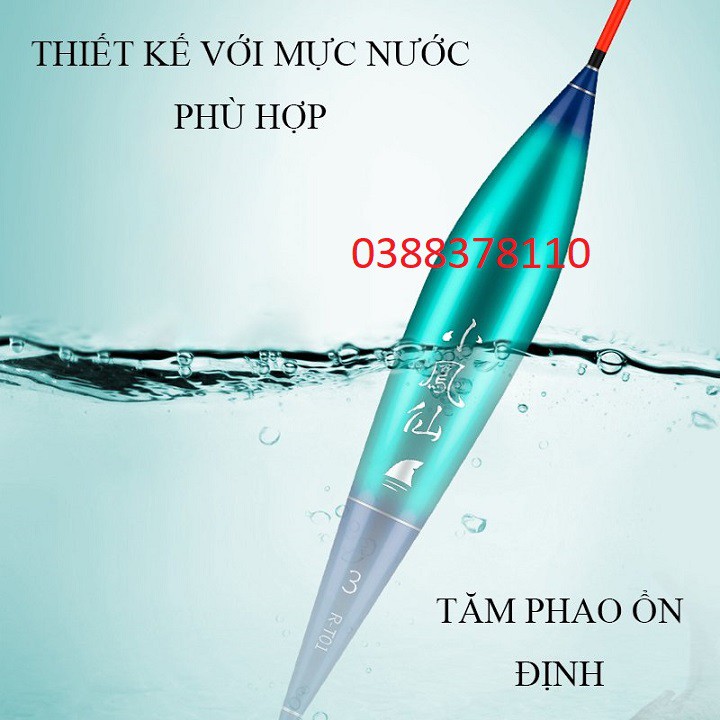 Phao Câu Đài Săn Hàng RT Tiểu Phượng Hoàng Tăm Phao Lớn, Siêu Nhạy, Chống Lóa Mắt Cao Cấp