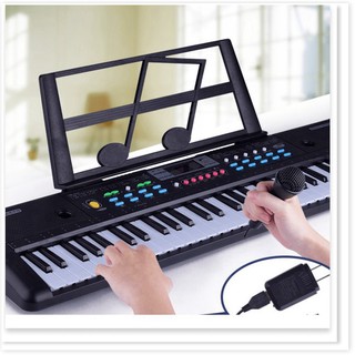 Đàn Organ Đàn Piano cho bé 61 phím Keyboard tặng kèm míc cho người mới chơi