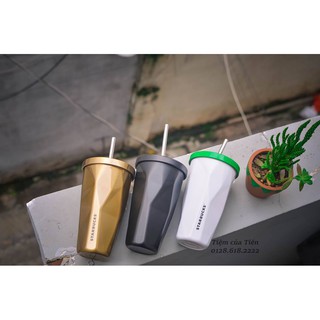 Ly cold cup Starbucks Trắng