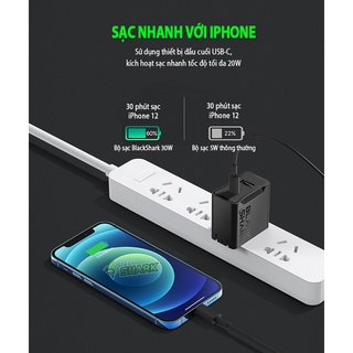 Sạc nhanh 2 cổng Black Shark 30W