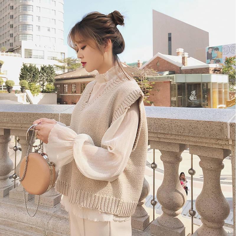 Áo Gile Dệt Kim Thiết Kế Xinh Xắn Cho Nữ