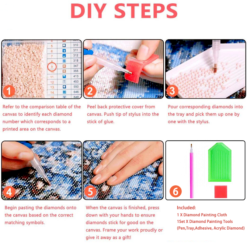 Tranh Đính Đá 5d Tự Làm Hình Phong Cảnh Kích Thước 40x30cm | BigBuy360 - bigbuy360.vn