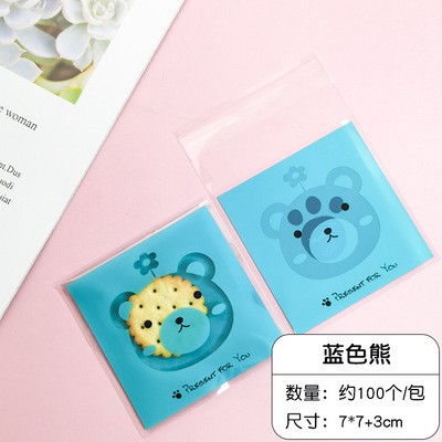 Túi dán 7x7cm đựng bánh kẹo