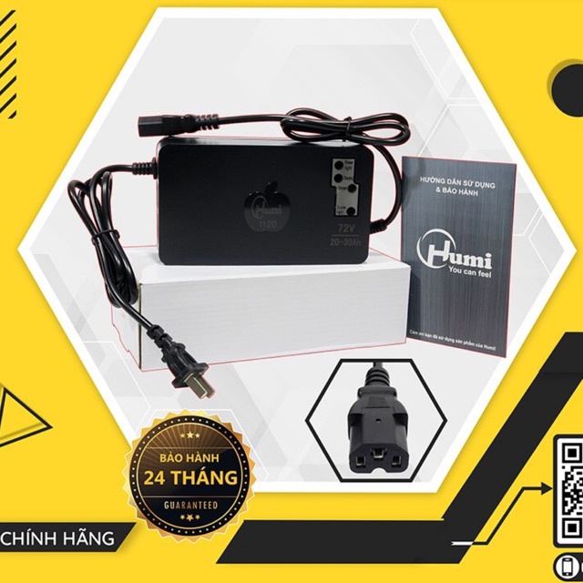 Sạc Xe Điện Humi 72V 20-30Ah chân đặc
