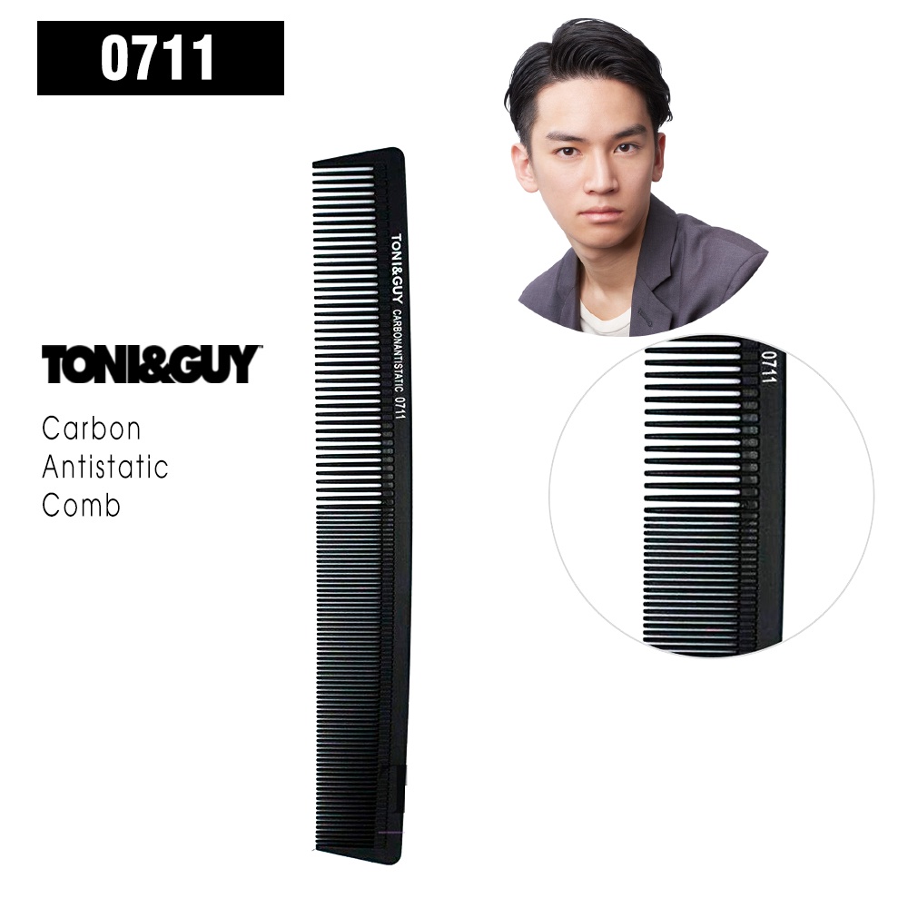 [HÀ NỘI]Lược Cắt Tóc Toni and Guy Đen 0711, Màu Đen Sang Trọng, Kiểu Dáng Thời Trang, Độ Cứng Và Đàn Hồi Tốt, Dễ Sử Dụng