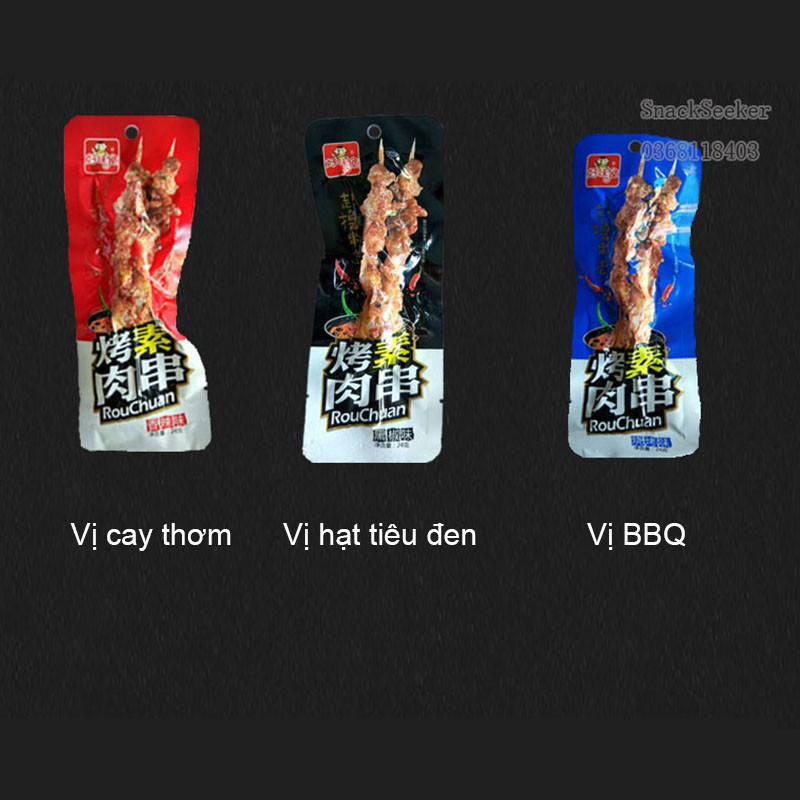 Que Thịt Xiên Hun Khói siêu ngon