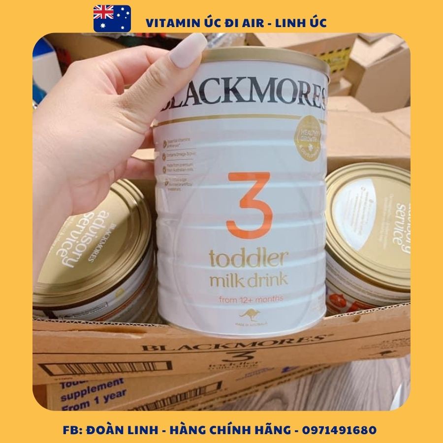 Sữa BLACKMORE 900gr đủ 3 Số 1,2,3 hàng của Úc, Hàng chuẩn úc