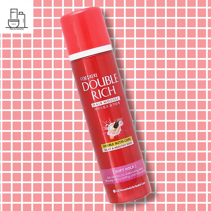 Mousse dưỡng tóc Double Rich 150ml