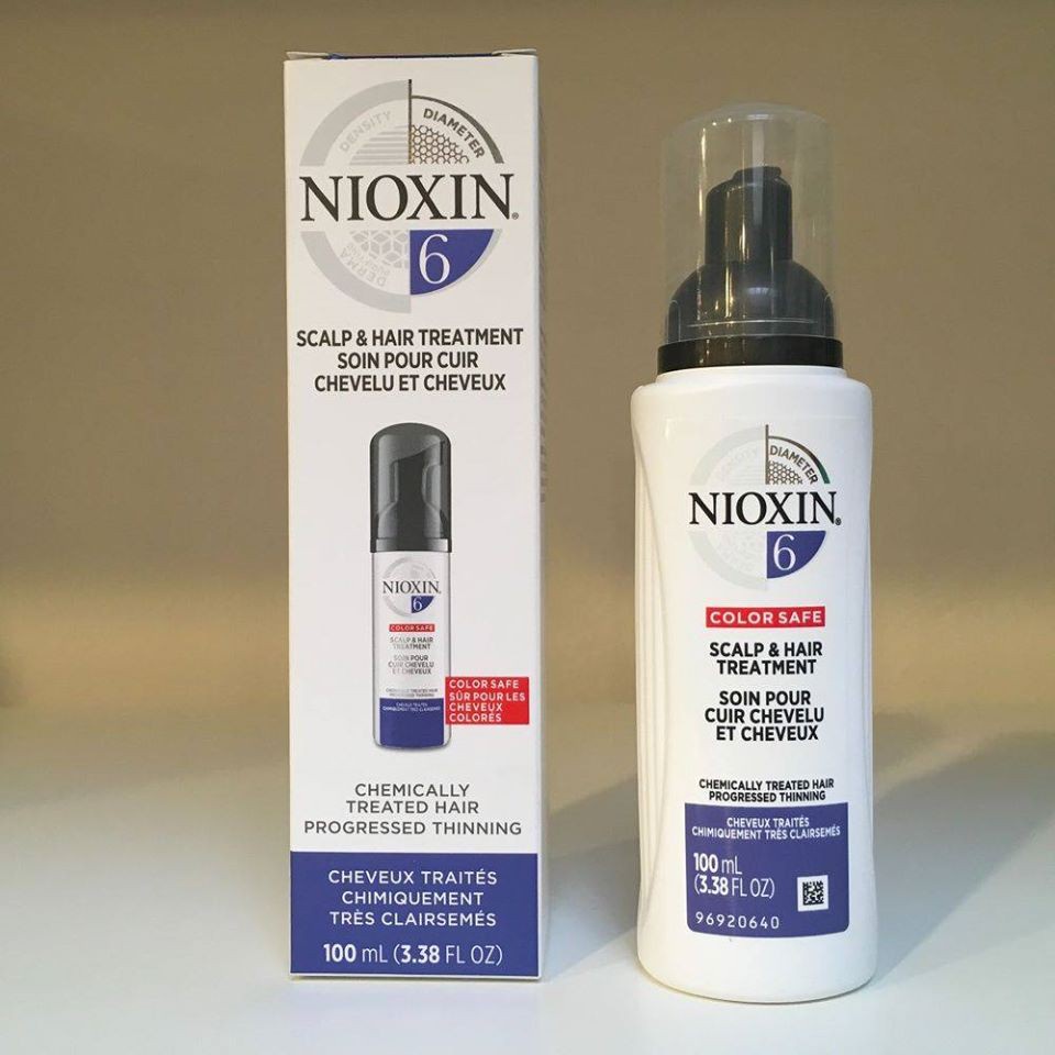 Bộ KIT dầu gội xả và tinh dầu Nioxin chống rụng tóc System 6 300ml 2019