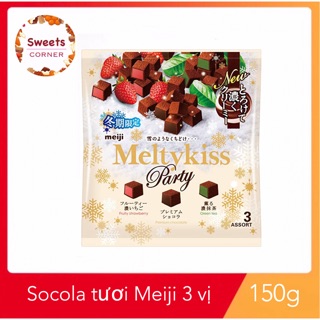 Socola tươi Meiji Melty Kiss mix 3 vị 56g/150g