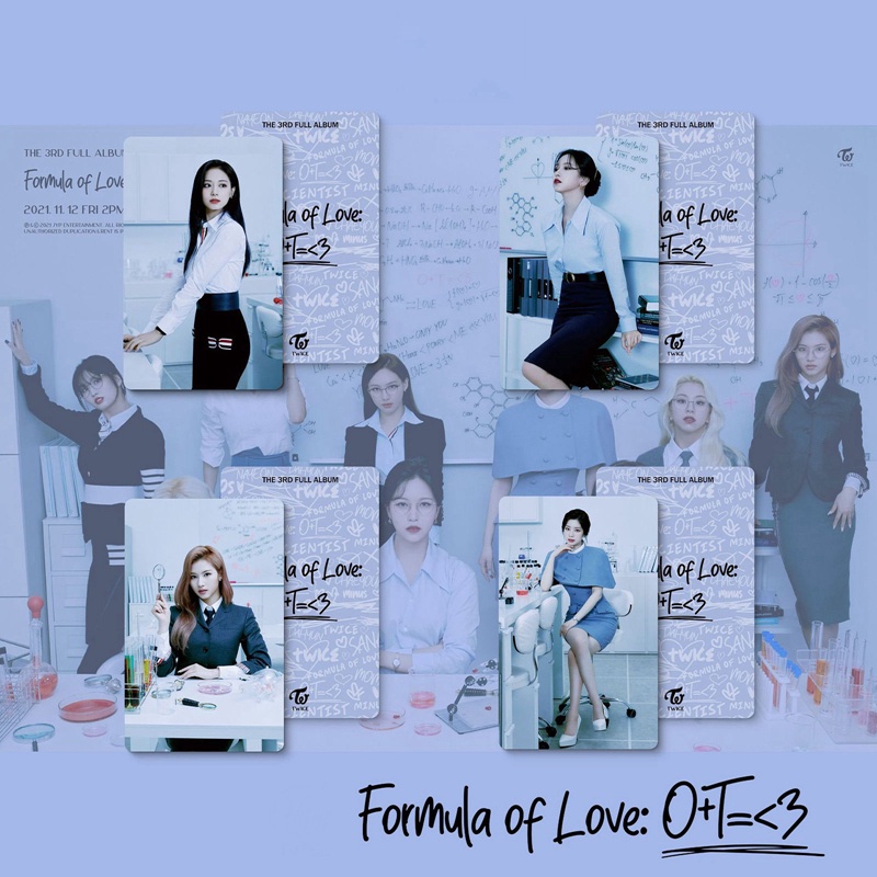 Set 9 tấm thẻ ảnh lomo in hình nhóm nhạc TWICE