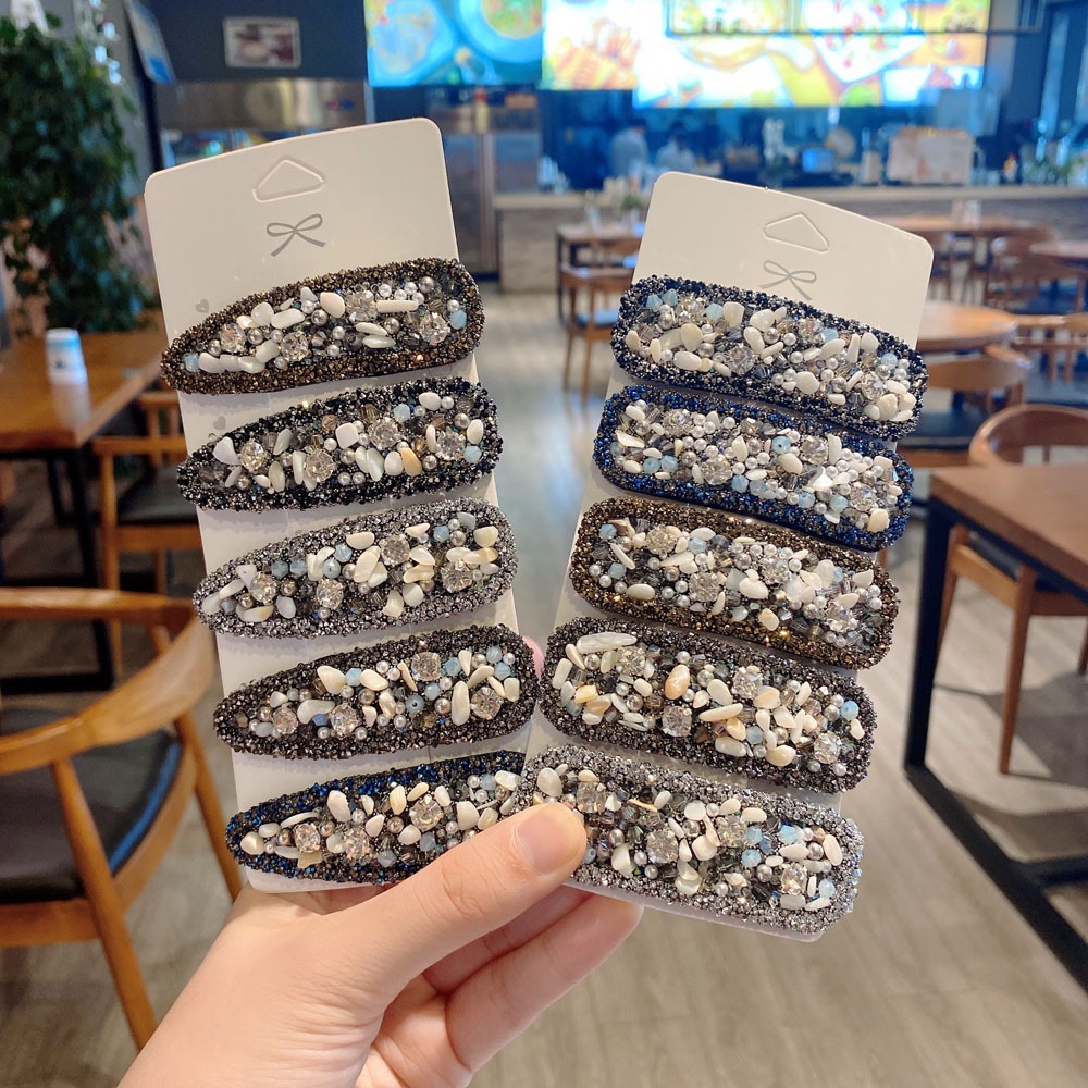 Kẹp Tóc Đính Kim Cương Phong Cách Hàn Quốc 2022 Cho Nữ