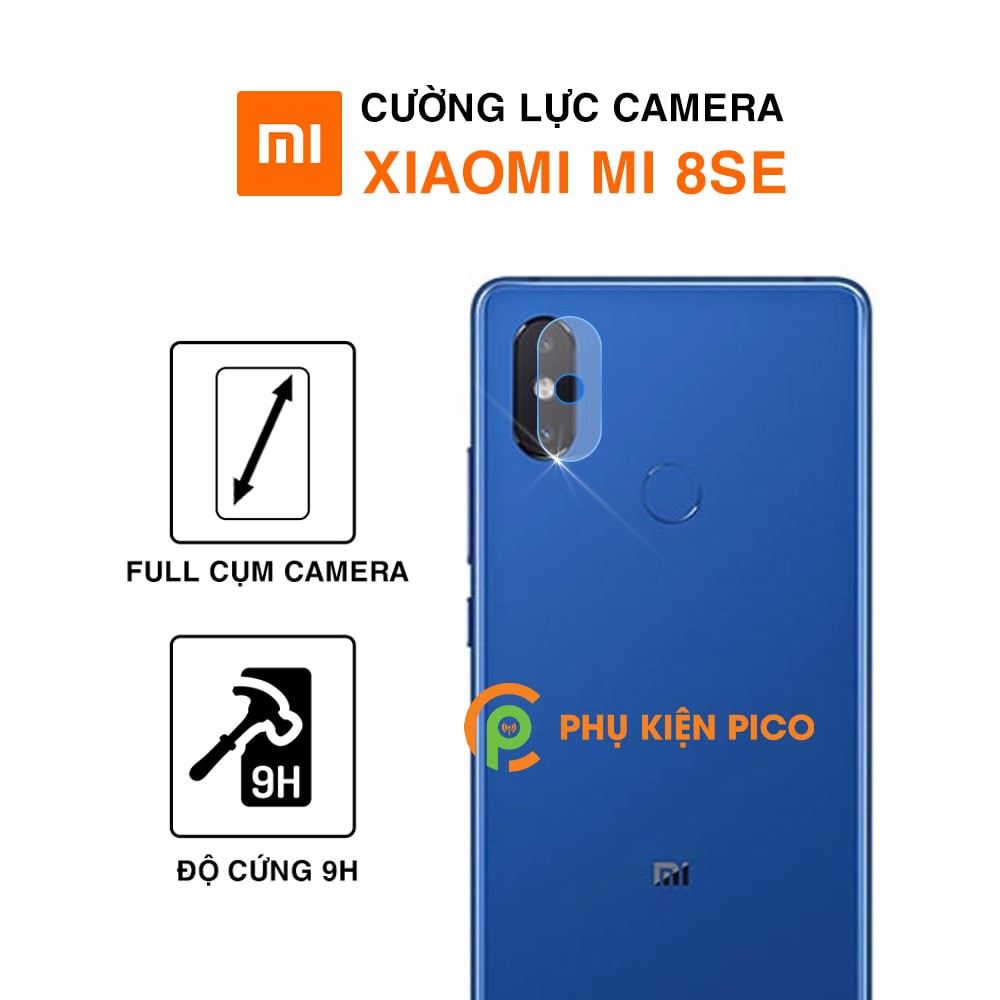 Cường lực camera Xiaomi Mi 8SE trong suốt độ cứng 9H chống trầy xước, va đập - Dán camera Xiaomi Mi 8SE
