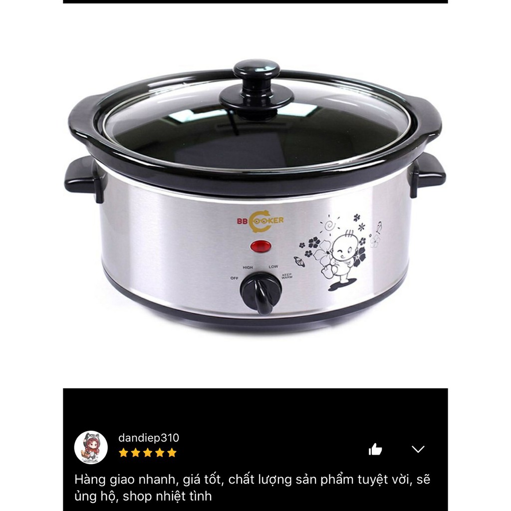 Nồi Nấu Cháo Ăn Dặm Đa Năng BBCooker 3.5L