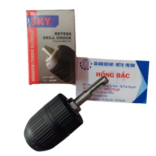 Mangranh mũi khoan mở nhanh autolock 13mm kèm trục chuyển sang khoan bê tông