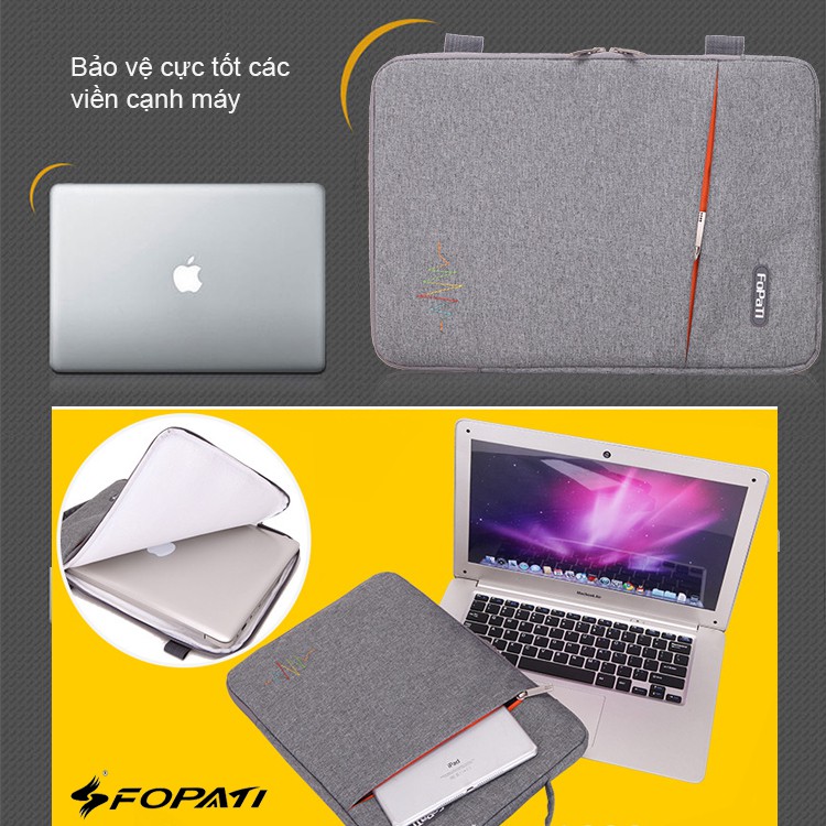 Túi chống sốc Laptop Macbook FOPATI 2018 (Chính hãng)