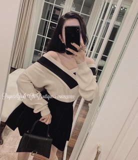 ÁO LEN CỔ TIM VIỀN HÀNG QC