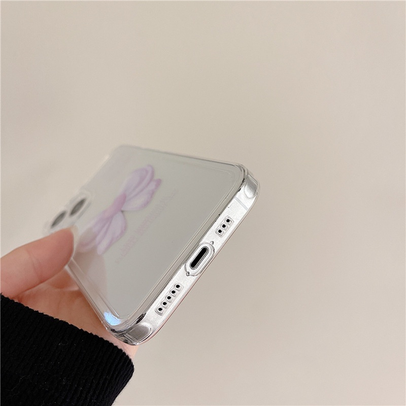 Phù Hợp Ốp Điện Thoại Kiểu Khung Ảnh In Họa Tiết Nơ Cho Iphone 12 / 13Promax 11 xsxr678