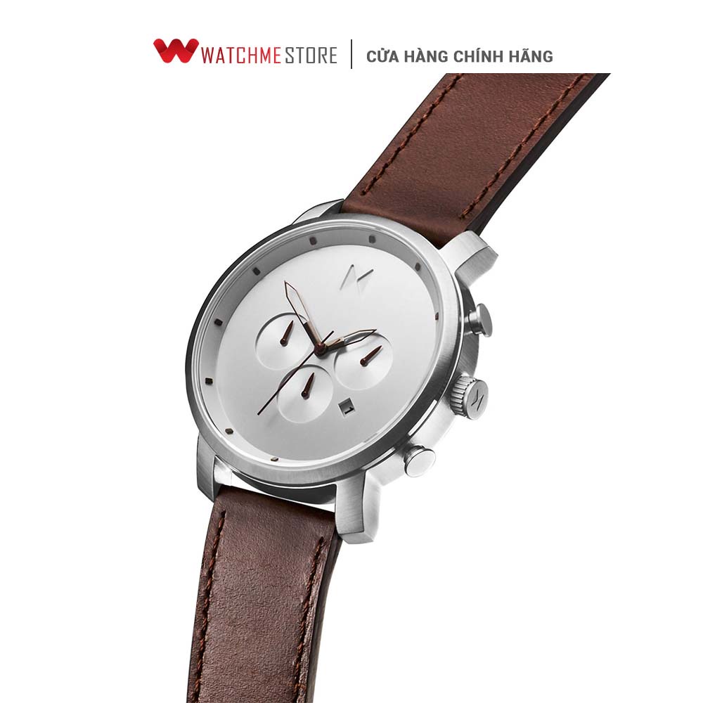 [ ĐẶC BIỆT 18-29.07 - VOUCHER 10%] - Đồng hồ Nam MVMT dây da 45mm - D-MC01-SBRL