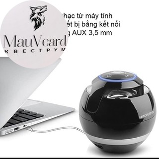 Loa Mini Trứng Bluetooth 360 Di Động Quả Cầu Tròn Hỗ Trợ Cắm Thẻ Nhớ Độc Đáo