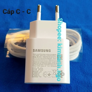 Bộ Sạc Nhanh 25W Samsung A90, A80, A72, A71, A70, A52s, A52, M22 M32 M51 M52 M62... Mới 100%