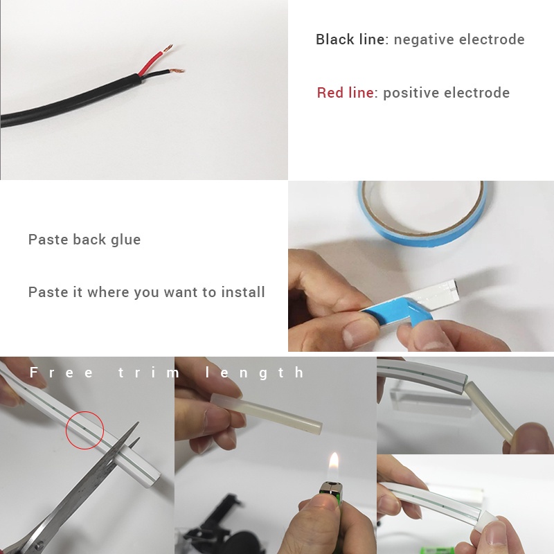 Dây đèn LED SEAMETAL 12V DRL chống thấm nước trang trí vỏ đèn xe hơi tiện dụng