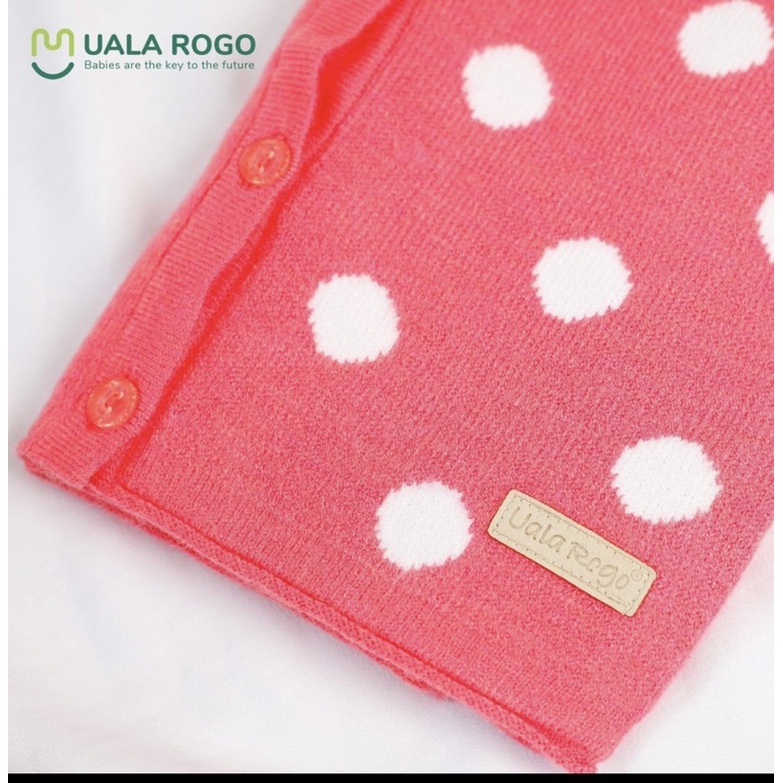 [UALAROGO] Áo khoác len chấm bi UR7022