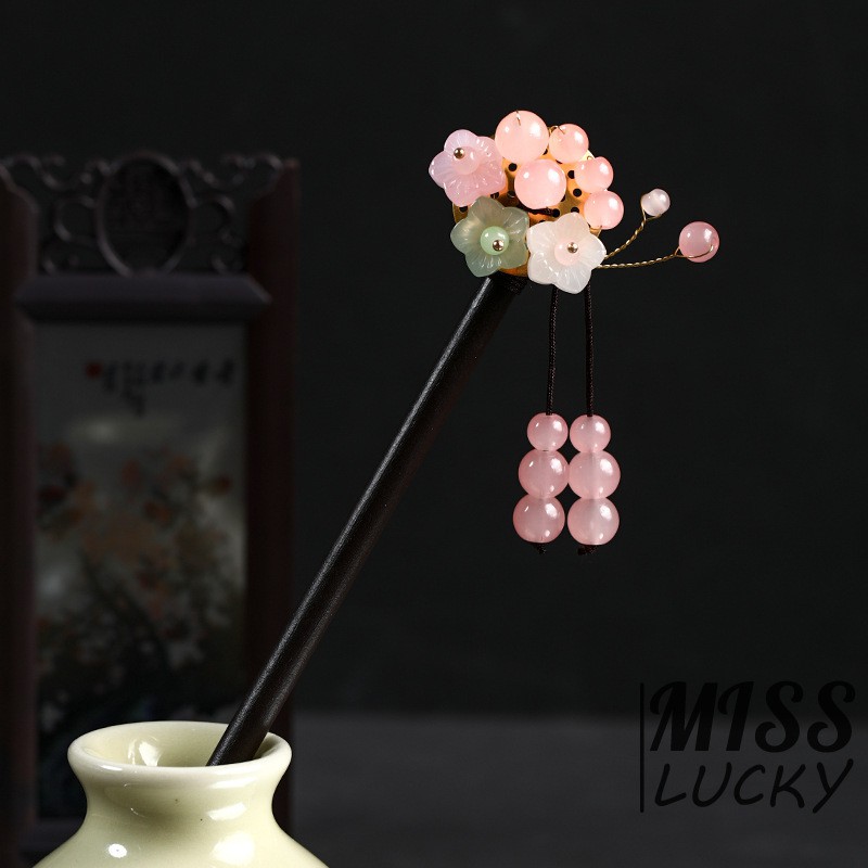 Trâm Cài Tóc Bằng Gỗ Phong Cách Cổ Điển Thanh Lịch