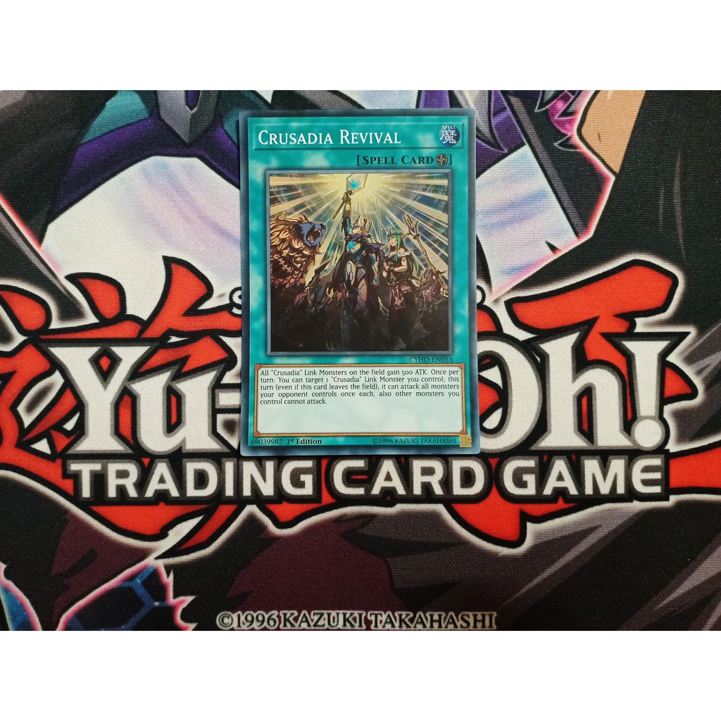 Thẻ bài Yugioh chính hãng Crusadia Revival - CYHO-EN054 - Super Rare 1st Edition
