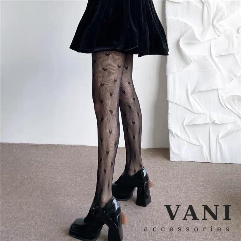 Quần Tất Lưới Trái Tim Nhỏ - Vani Store - TAT00177
