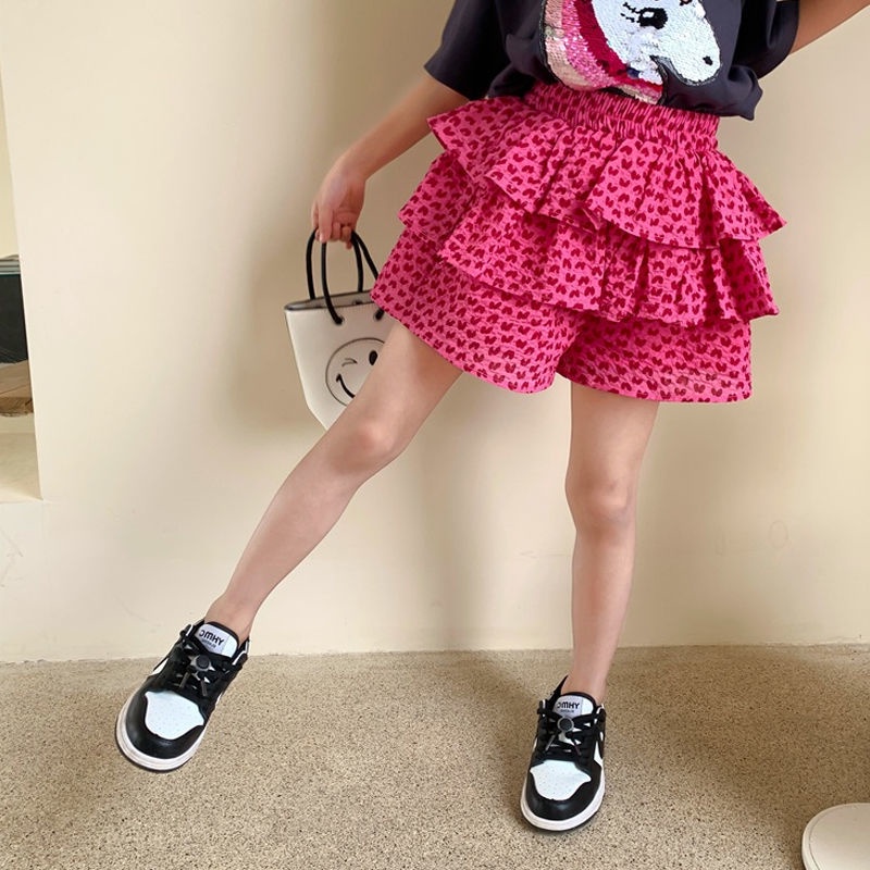 Quần Váy Hoa Phong Cách Công Chúa Thời Trang Mùa Hè Mới Dành Cho Bé Gái