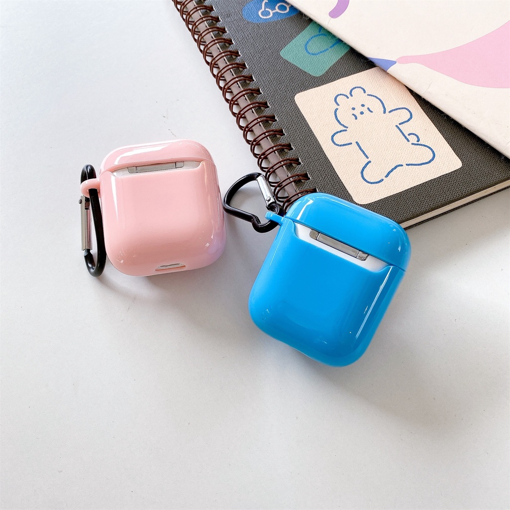 Vỏ Bảo Vệ Hộp Sạc Tai Nghe Bluetooth Không Dây airpods 1/2/pro Họa Tiết Hoạt Hình Dễ Thương DIY